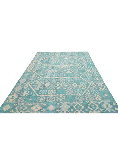 Kilim 200x302 Cm Kilim Afghanistan Hand-carded Wool Cotton