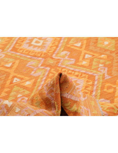 Kilim 202x293 Cm Kilim, Afghanistan, Lana Cardata A Mano,