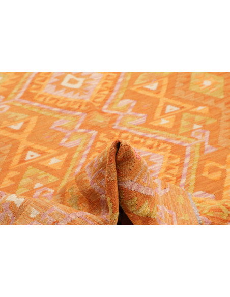 Kilim 202x293 Cm Kilim, Afghanistan, Lana Cardata A Mano,