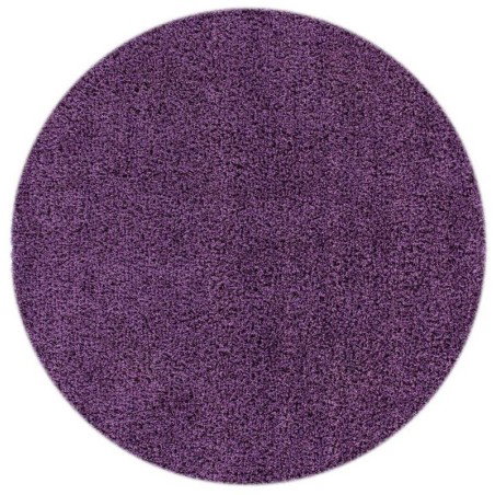 tappeto moderno tinta unita rotondo norway oslo violetto