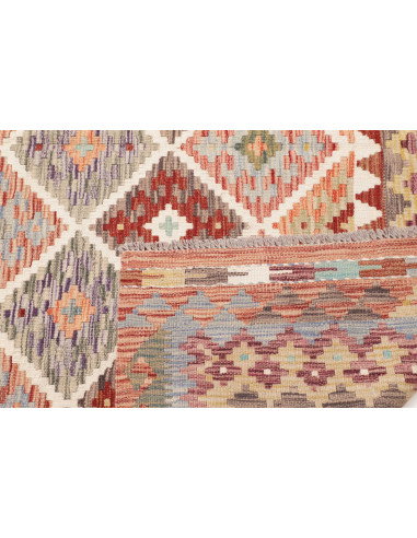 Kilim 198x258 Cm Kilim, Afghanistan, Hand-carded Wool (warp: