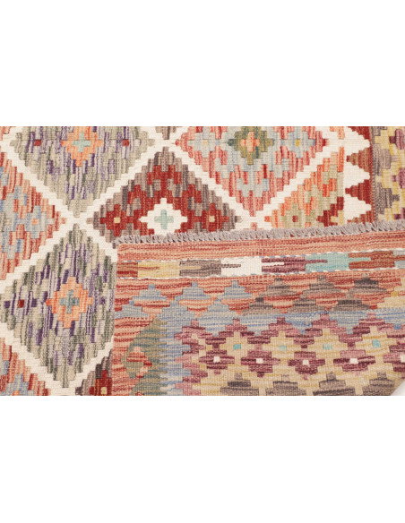 Kilim 198x258 Cm Kilim, Afghanistan, Hand-carded Wool (warp: