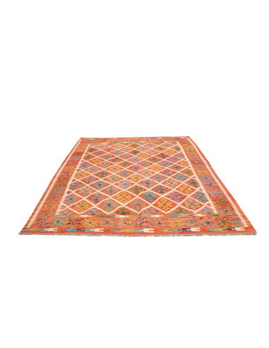 Kilim 201x247 Cm Kilim Afghanistan Hand-carded Wool