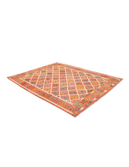 Kilim 201x247 Cm Kilim Afghanistan Hand-carded Wool