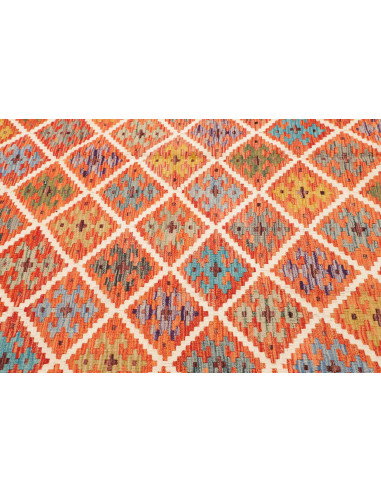 Kilim 201x247 Cm Kilim Afghanistan Hand-carded Wool