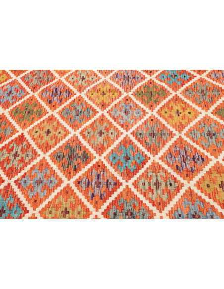 Kilim 201x247 Cm Kilim Afghanistan Lana Cardata A Mano