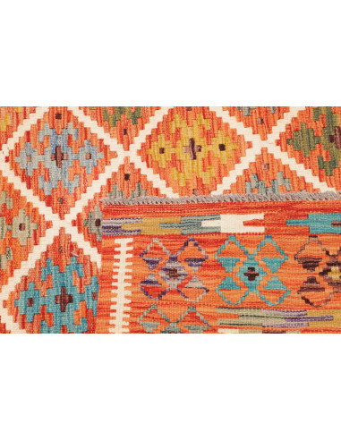 Kilim 201x247 Cm Kilim Afghanistan Lana Cardata A Mano