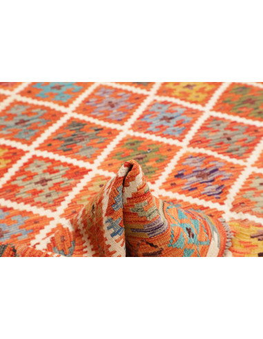 Kilim 201x247 Cm Kilim Afghanistan Lana Cardata A Mano