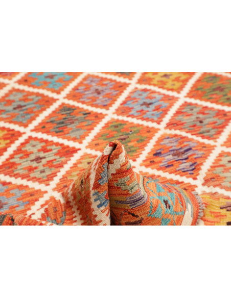 Kilim 201x247 Cm Kilim Afghanistan Hand-carded Wool