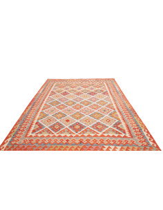 Kilim 205x294 Cm Kilim, Afghanistan, Hand-carded Wool (warp: 2