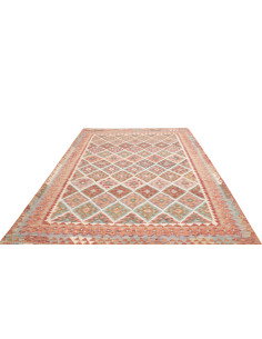 Kilim 206x284 Cm Kilim, Afghanistan, Lana Cardata A Mano 2