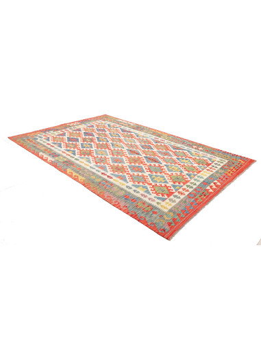 Kilim 195x299 Cm Kilim Afghanistan Hand-carded Wool Cotton