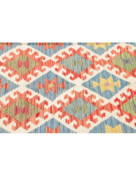 Kilim 195x299 Cm Kilim Afghanistan Hand-carded Wool Cotton