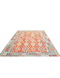 Kilim 203x291 Cm Kilim, Afghanistan, Lana Cardata A Mano, 2