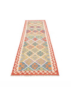 Kilim 81x294 Cm Kilim, Afghanistan, Lana Cardata A Mano, 0.3 2