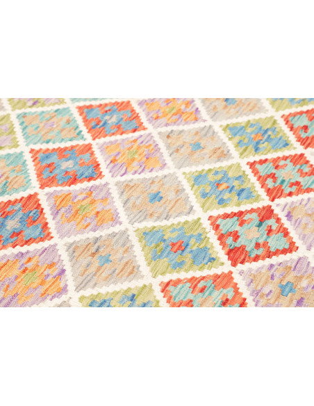 Kilim 170x246 Cm Afghan Kilim, Hand-carded Wool (warp: