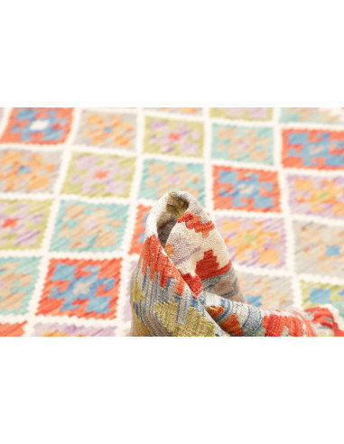 Kilim 170x246 Cm Afghan Kilim, Hand-carded Wool (warp: