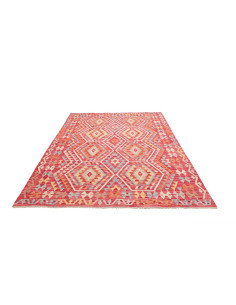 Kilim 184x241 Cm Kilim, Afghanistan, Hand-carded Wool (warp: 2