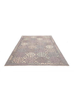 Kilim 182x247 Cm Kilim Afghanistan Lana Cardata A Mano 2