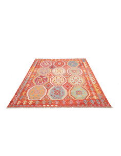 Kilim 184x258 Cm Kilim, Afghanistan, Lana Cardata A Mano 2
