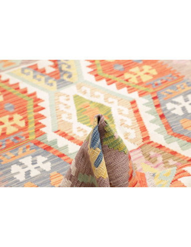 Kilim 186x246 Cm Kilim Afghanistan, Lana Cardata A Mano