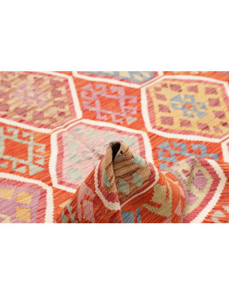 Kilim 168x250 Cm Kilim Afghanistan Lana Cardata A Mano
