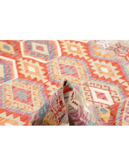 Kilim 174x249 Cm Kilim, Afghanistan, Lana Cardata A Mano,