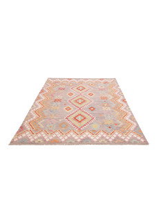 Kilim 164x235 Cm Kilim, Afghanistan, Hand-carded Wool (warp: 2