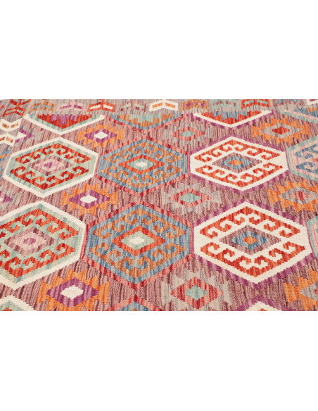 Kilim 204x209 Cm Kilim, Afghanistan, Hand-carded Wool (warp: