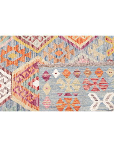 Kilim 198x192 Cm Afghan Kilim Wool