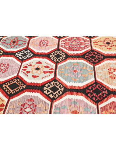 Kilim 197x197 Cm Kilim, Afghanistan, Lana Cardata A Mano