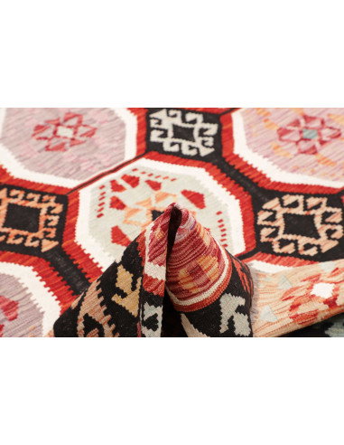 Kilim 197x197 Cm Kilim, Afghanistan, Hand-carded Wool (warp: