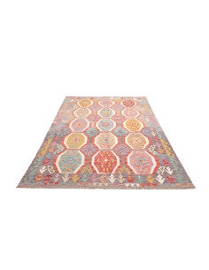 Kilim 173x241 Cm Kilim, Afghanistan, Hand-carded Wool (warp: 2
