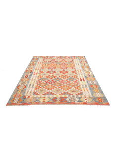 Kilim 178x247 Cm Kilim, Afghanistan, Hand-carded Wool (warp: 2