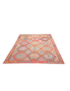 Kilim 181x258 Cm Kilim, Afghanistan, Hand-carded Wool (warp: 2