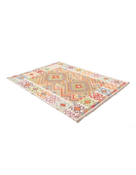 Kilim 148x192 Cm Kilim Afghanistan Lana Cardata A Mano