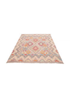 Kilim 149x201 Cm Kilim, Afghanistan, Hand-carded Wool (warp: 2