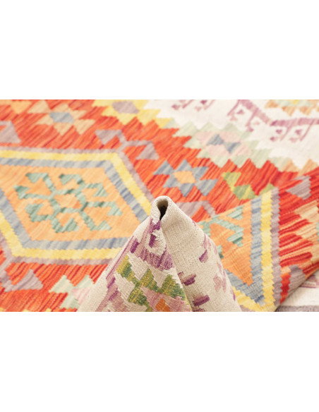 Kilim 150x200 Cm Kilim Afghanistan, Hand-carded Wool (warp: