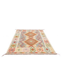 Kilim 149x204 Cm Afghan Kilim, Hand-carded Wool, Cotton, 0.3 2