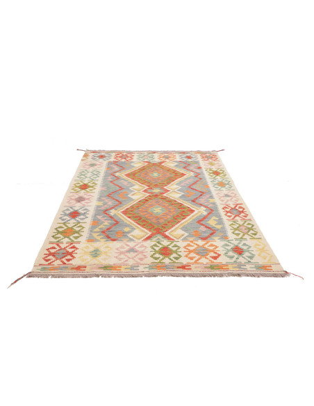 Kilim 149x204 Cm Afghan Kilim, Hand-carded Wool, Cotton, 0.3
