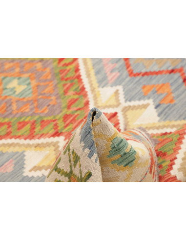 Kilim 149x204 Cm Afghan Kilim, Hand-carded Wool, Cotton, 0.3