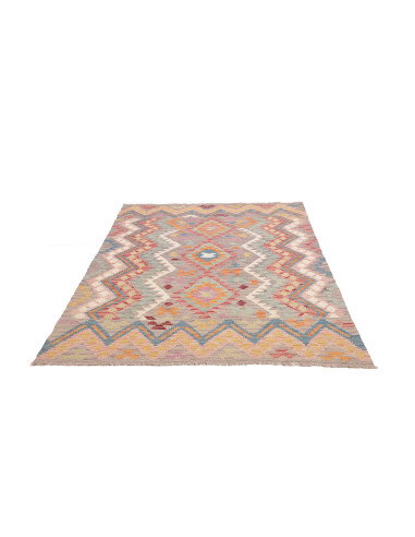 Kilim 150x196 Cm Kilim, Afghanistan, Hand-carded Wool,