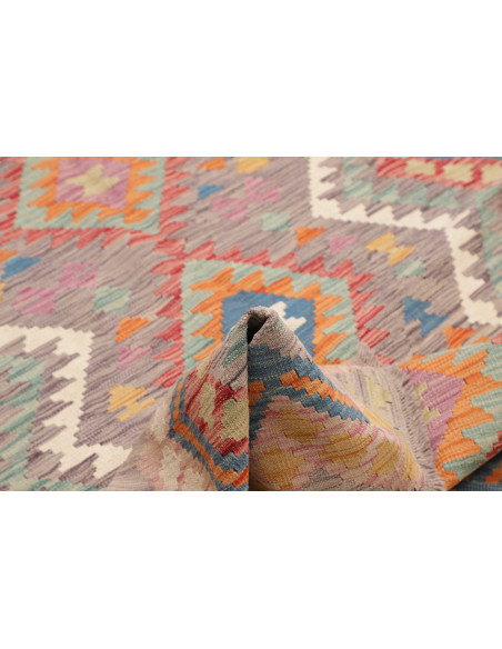 Kilim 150x196 Cm Kilim, Afghanistan, Lana Cardata A Mano,