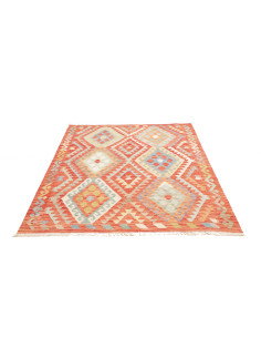 Kilim 150x192 Cm Kilim, Afghanistan, Hand-carded Wool, 2