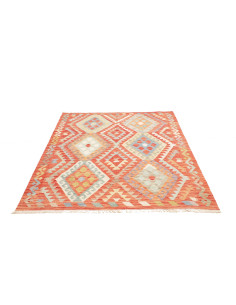 Kilim 150x192 Cm Kilim, Afghanistan, Lana Cardata A Mano, 2