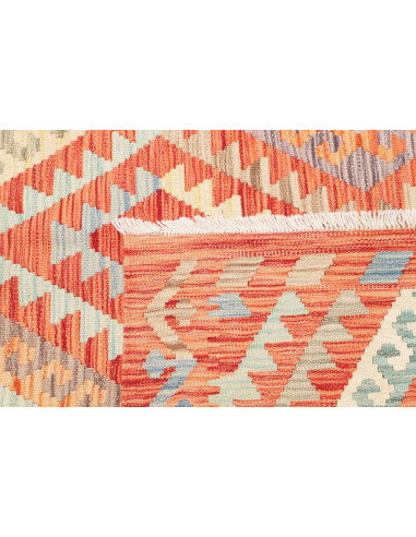 Kilim 150x192 Cm Kilim, Afghanistan, Lana Cardata A Mano,