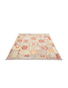 Kilim 150x193 Cm Kilim Afghanistan Hand-carded Wool Cotton 2