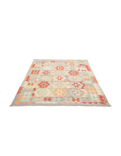 Kilim 150x193 Cm Kilim Afghanistan Lana Cardata A Mano 2