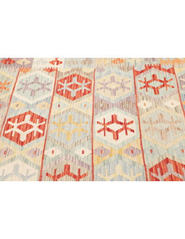 Kilim 150x193 Cm Kilim Afghanistan Hand-carded Wool Cotton