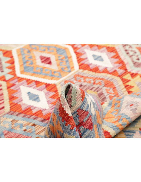 Kilim 155x196 Cm Kilim, Afghanistan, Lana Cardata A Mano
